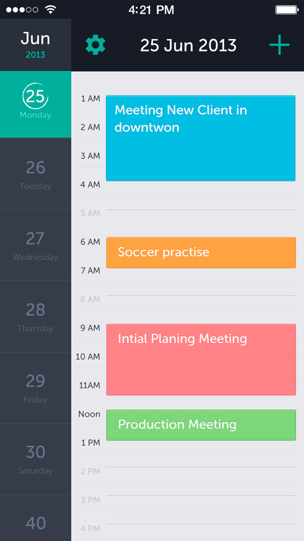 20個漂亮的手機(jī)用戶界面UI設(shè)計(jì)