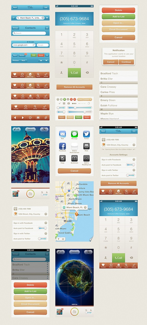 20個漂亮的手機(jī)用戶界面UI設(shè)計(jì)
